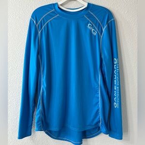 GameGuard Outdoors Outfitters Women's Blue Performance Long Sleeve Tee M